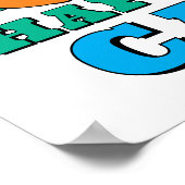 Sesame Street Characters Birthday Poster (Hoek)