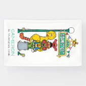 Sesame Street Characters First Birthday Banner (Horizontaal)