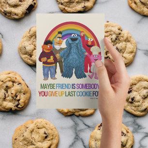 Sesame Street Characters Friends Quote Briefkaart