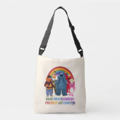 Sesame Street Characters | Friends Quote Crossbody Tas (Voorkant)