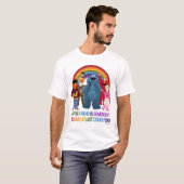 Sesame Street Characters | Friends Quote T-shirt (Voorkant volledig)