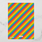 Sesame Street Characters & Street Sign Birthday Folie Uitnodiging (Achterkant)