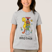 Sesame Street Characters & Street Sign Birthday Tr Tri-Blend Shirt (Voorkant)