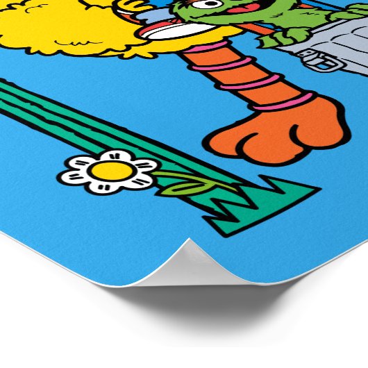 Sesame Street Characters & Street Sign Poster (Hoek)