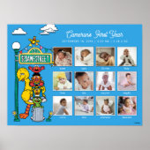 Sesame Street Characters & Street Sign Poster (Voorkant)