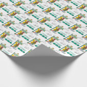 Sesame Street Characters & Street Sign Wrapping Pa Cadeaupapier (Hoek)