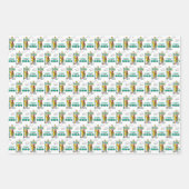 Sesame Street Characters & Street Sign Wrapping Pa Inpakpapier Vel (Voorkant)