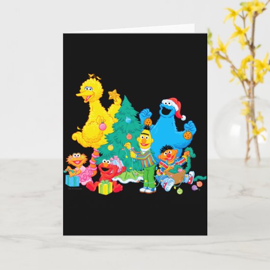 Sesame Street Christmas Pals  Kaart (Gele Bloem)