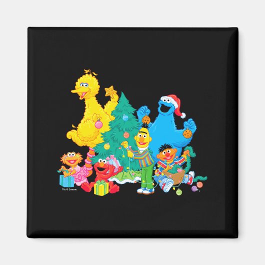 Sesame Street Christmas Pals  Magneet (Voorkant)