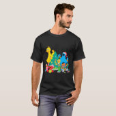 Sesame Street Christmas Pals  T-shirt (Voorkant volledig)