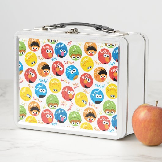 Sesame Street Circle Character Pattern (In situ)