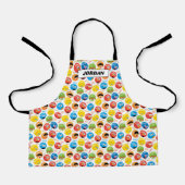Sesame Street Circle Character Pattern Schort (Voorkant)