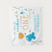 Sesame Street | Cookie Monster 1st Birthday Wandkleed (Voorkant)