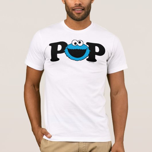 Sesame Street Cookie Monster - Birthday Pop T-shirt (Voorkant)