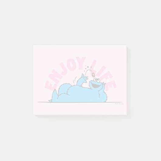 Sesame Street | Cookie Monster Enjoy Life Post-it® Notes (Voorkant)