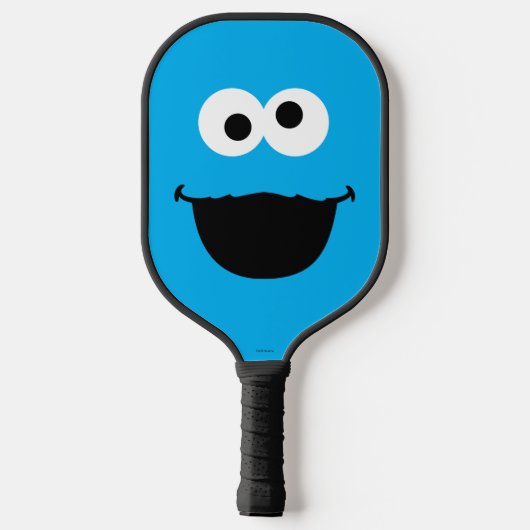 Sesame Street Cookie Monster Face Pickleball Paddle (Achterkant)