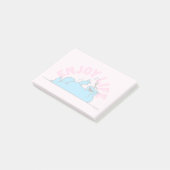 Sesame Street | Cookie Monster Geniet van het Leve Post-it® Notes (Schuin)