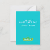 Sesame Street | Cookie Monster houdt van jou Notitiekaartje (Achterkant)