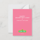 Sesame Street | Cookie Monster Me Love Language Notitiekaartje (Achterkant)