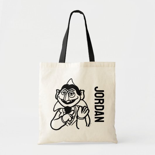 Sesame Street | Count von Count | Add Your Name Tote Bag (Voorkant)