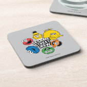 Sesame Street Crew Bier Onderzetter (Linkerzijde)