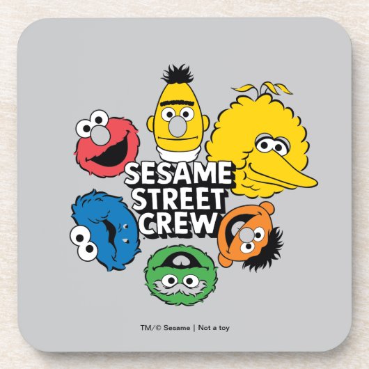 Sesame Street Crew Bier Onderzetter (Voorkant)