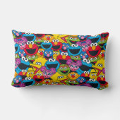 Sesame Street Crew Patroon Kussen (Achterkant)