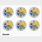 Sesame Street Crew Ronde Sticker (Vel)