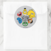 Sesame Street Crew Ronde Sticker (Tas)