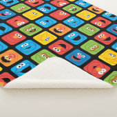 Sesame Street Cubed Factern Sherpa Deken (3/4)