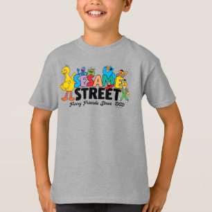 Sesame Street   Donzige vrienden sinds 1969 T-shirt