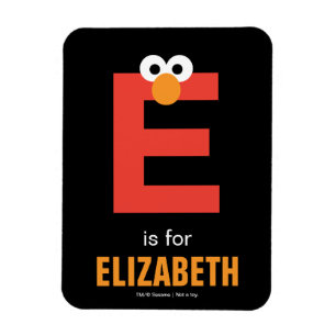 Sesame Street   E is voor Elmo Magneet