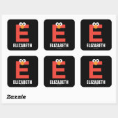 Sesame Street | E is voor Elmo Vierkante Sticker (Vel)