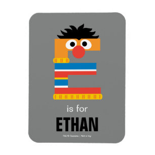 Sesame Street   E is voor Ernie Magneet