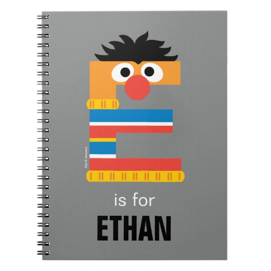 Sesame Street | E is voor Ernie Notitieboek (Voorkant)