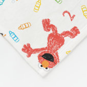 Sesame Street Elmo | Birthday Crayon Fleece Deken (Hoek)