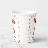 Sesame Street Elmo | Birthday Crayon Papieren Bekers (Rechts)