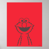 Sesame Street | Elmo Bright Poster (Voorkant)