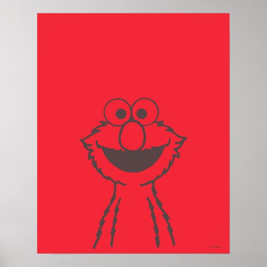 Sesame Street | Elmo Bright Poster (Voorkant)