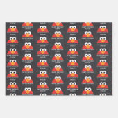 Sesame Street Elmo Chalkboard Birthday Inpakpapier Vel (Voorkant 2)