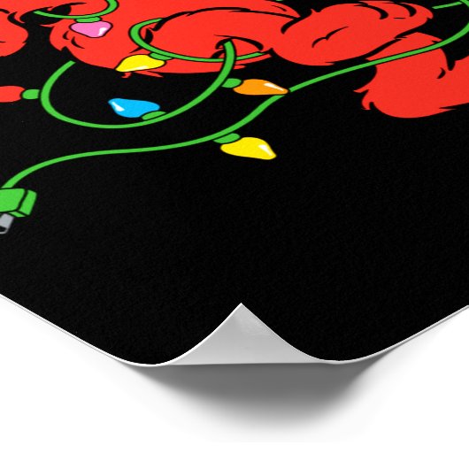 Sesame Street Elmo Christmas Lights Baby Poster (Hoek)