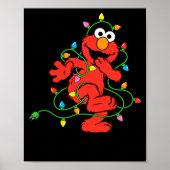 Sesame Street Elmo Christmas Lights Baby Poster (Voorkant)