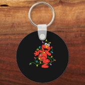 Sesame Street Elmo Christmas Lights Baby  Sleutelhanger (Voorkant)