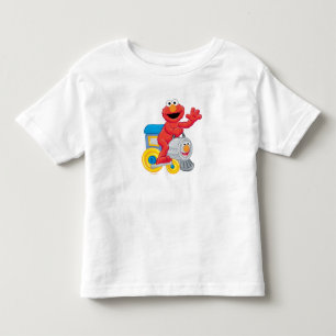 Sesame Street Elmo Chugga Chugga Two Two Verjaarda Kinder Shirts