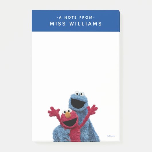 Sesame Street | Elmo & Cookie Monster Post-it® Notes (Voorkant)