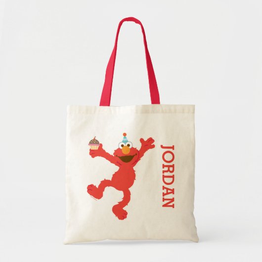 Sesame Street | Elmo - Cupcake & Confetti Birthday Tote Bag (Voorkant)