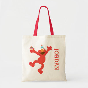 Sesame Street Elmo - Cupcake & Confetti Verjaard Tote Bag