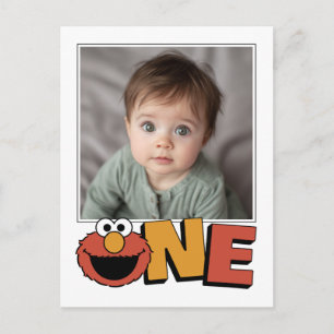 Sesame Street   Elmo - Eerste verjaardag dank je w Briefkaart