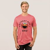 Sesame Street | Elmo - Eerste verjaardag Tri-Blend Shirt (Voorkant volledig)