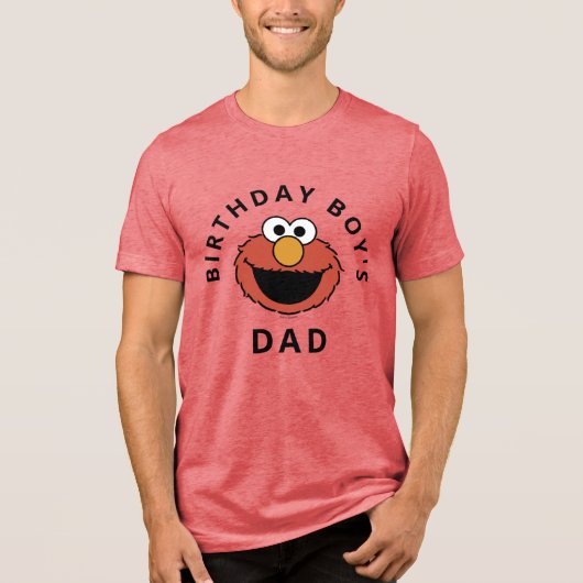 Sesame Street | Elmo - Eerste verjaardag Tri-Blend Shirt (Voorkant)